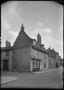 JH Bloom, Butcher's Shop, Church Street, North Walsham, North Norfolk, Norfolk, 1947. Creator: Herbert Felton