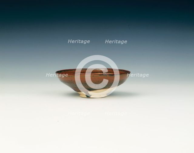 Jizhou black bowl, Yuan dynasty, China, 14th century. Creator: Unknown.