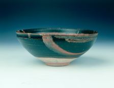Jizhou black glazed bowl with yellowish slip, Southern Song dynasty, China, 1225-1227