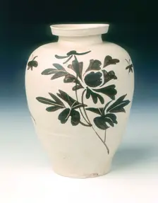Jizhou stoneware vase, Southern Song dynasty, China, 12th-13th century. Creator: Unknown