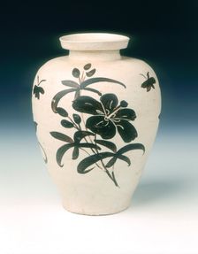 Jizhou stoneware vase, Southern Song dynasty, China, 12th-13th century. Creator: Unknown