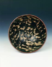 Jizhou stoneware bowl, China, 13th century. Creator: Unknown
