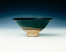 Jizhou temmoku tea bowl, Song dynasty, China, 960-1279. Creator: Unknown