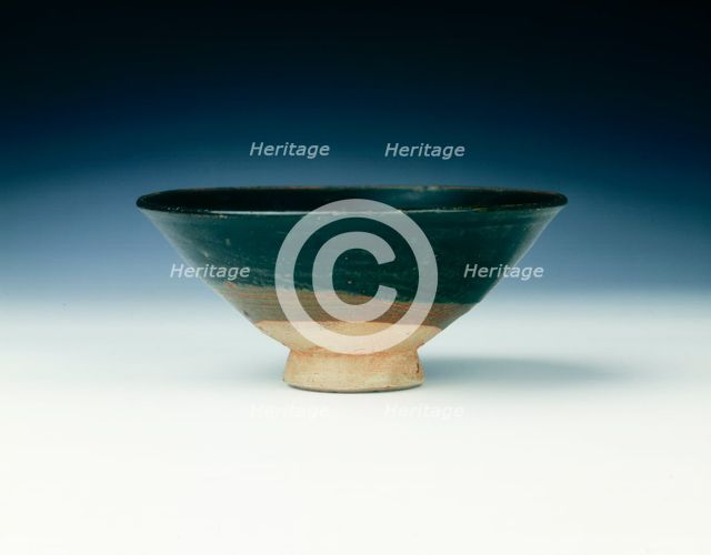 Jizhou 'temmoku' tea bowl, Song dynasty, China, 960-1279. Creator: Unknown.