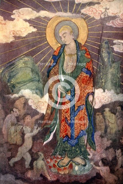 Jizo, the children's god, 1925. Creator: Evelyn Paul.