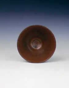 Jian temmoku tea bowl, Southern Song, China, 13th century. Creator: Unknown