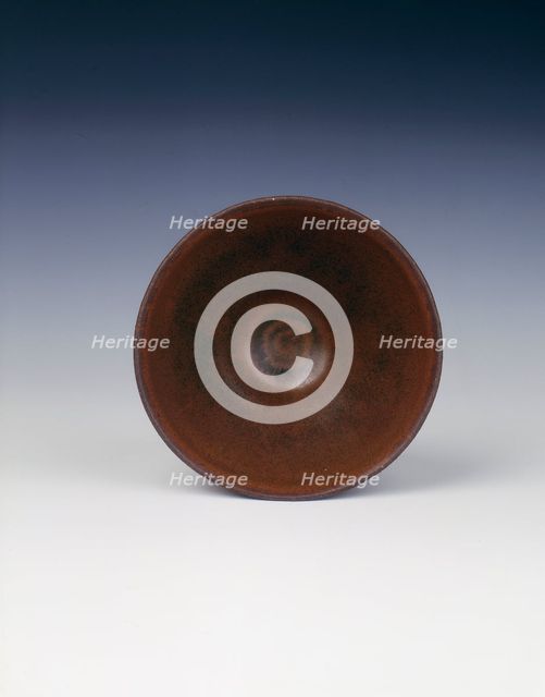 Jian temmoku tea bowl, Southern Song, China, 13th century. Creator: Unknown.