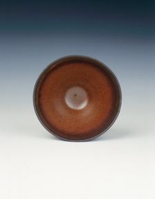 Jian stoneware brown bowl, Southern Song/Yuan dynasty, China, 13th century. Creator: Unknown