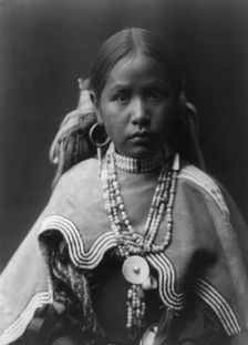 Jicarilla maiden, c1905. Creator: Edward Sheriff Curtis