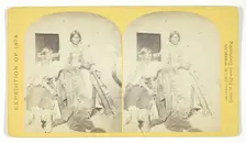 Jicarilla Apache Brave and Squaw, lately wedded. Abiquiu Agency, New Mexico, 1874. Creator: Tim O'Sullivan