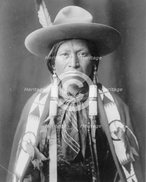 Jicarilla cowboy, c1905. Creator: Edward Sheriff Curtis.