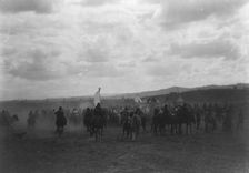 Jicarilla fiesta, c1905. Creator: Edward Sheriff Curtis