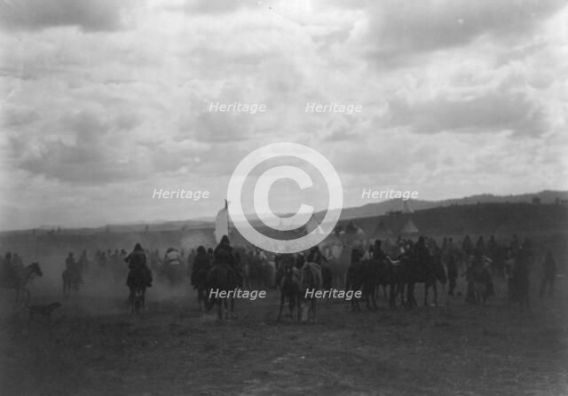 Jicarilla fiesta, c1905. Creator: Edward Sheriff Curtis.