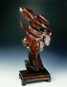 Jichimu wood natural sculpture, early Qing dynasty, China, 17th-early 18th century