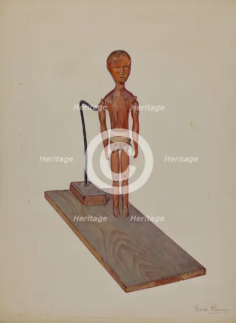 Jigging Figure, c. 1937. Creator: David Ramage.