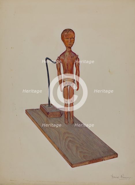 Jigging Figure, c. 1937. Creator: David Ramage.
