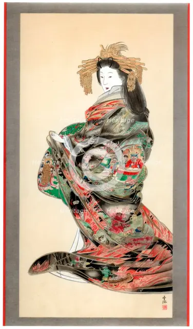 Jigoku Reigan, 19th century (1886). Artist: Wilhelm Greve