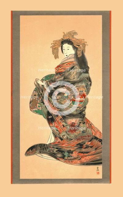 Jigoku Reigan, 19th century, (1886). Artist: Wilhelm Greve.