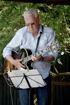 Jim Mullen, Roger Beaujolais Quartet, Three Horseshoes, Knockholt, Kent, 1st June 2021. Creator: Brian O'Connor