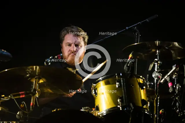 Jim Macaulay, The Stranglers live at the Royal Albert Hall, Mar 2024. Creator: Annapaola Marchesani.