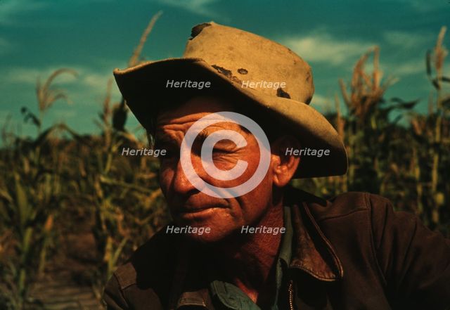 Jim Norris, homesteader, Pie Town, New Mexico, 1940. Creator: Russell Lee.