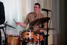 Jim Bashford, Xhosa Cole Quartet, Watermill Jazz Club, Dorking, Surrey, 21 Jan 2020. Creator: Brian O'Connor