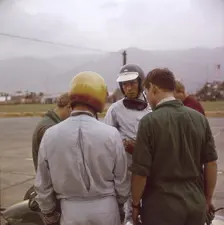 Jim Clark at the Austrian Grand Prix, Zeltweg, Austria,1964