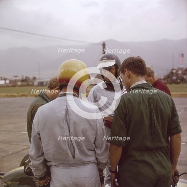 Jim Clark at the Austrian Grand Prix, Zeltweg, Austria,1964. Artist: Unknown