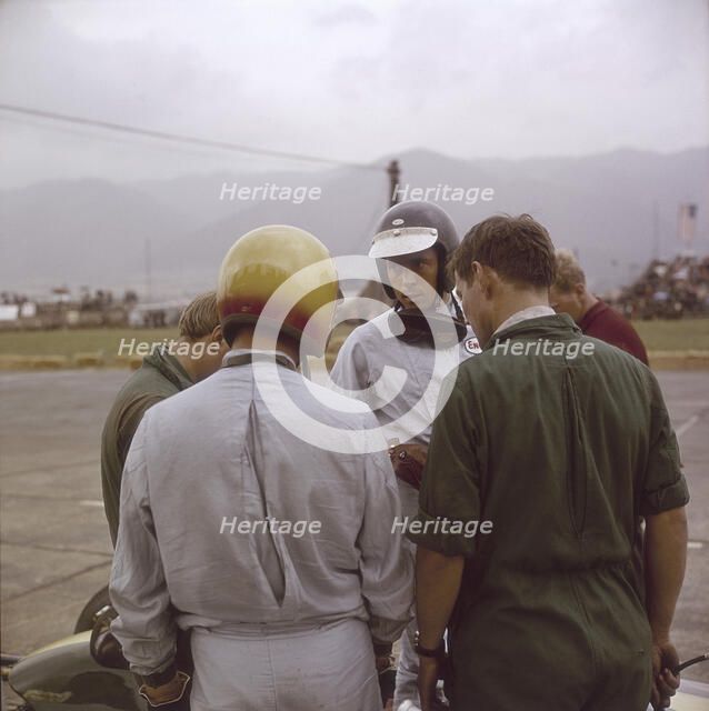 Jim Clark at the Austrian Grand Prix, Zeltweg, Austria,1964. Artist: Unknown