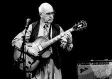 Jim Hall, American jazz guitarist, composer and arranger, Brecon, 2000. Artist: Brian O'Connor