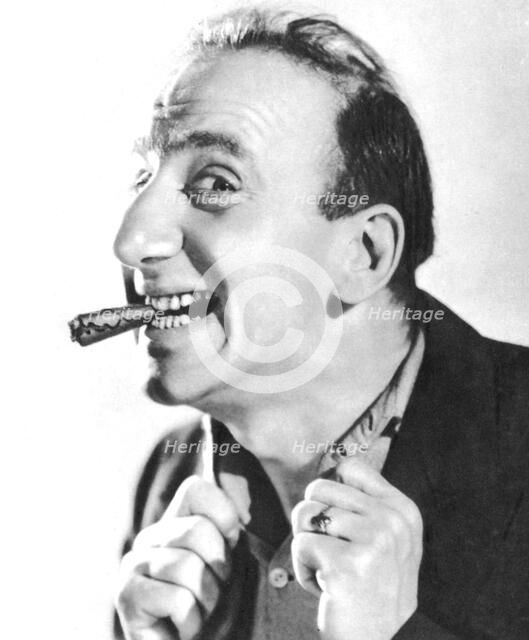 Jimmy Durante, American singer, pianist, actor and comedian, 1934-1935. Artist: Unknown