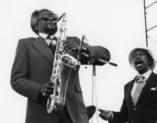 Jimmy Forrest and Al Grey, Capital Radio Jazz Festival, London 1979. Creator: Brian Foskett