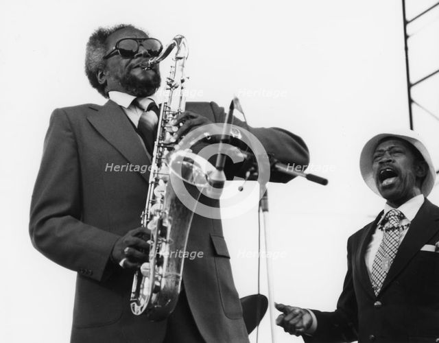 Jimmy Forrest and Al Grey, Capital Radio Jazz Festival, London 1979. Creator: Brian Foskett.