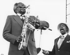 Jimmy Forrest and Al Grey, Capital Radio Jazz Festival, London 1979. Creator: Brian Foskett