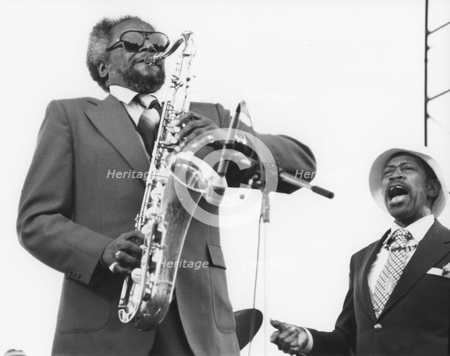 Jimmy Forrest and Al Grey, Capital Radio Jazz Festival, London 1979. Creator: Brian Foskett.