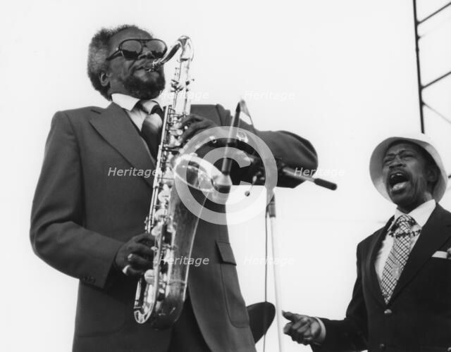 Jimmy Forrest and Al Grey, Capital Radio Jazz Festival, London 1979. Creator: Brian Foskett.