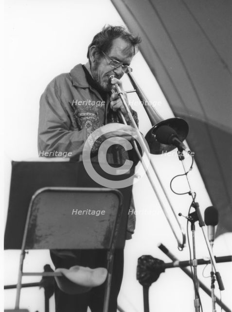 Jimmy Knepper, Capital Radio Jazz Festival, Alexandra Palace, London, 1979. Creator: Brian Foskett.