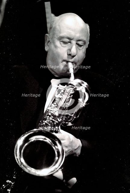Jimmy Hastings, Ronnie Scott's, London.  Artist: Brian O'Connor