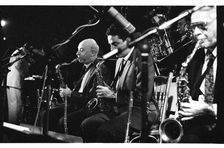 Jimmy Hastings, Ronnie Scott's, Soho, London, 1990. Artist: Brian O'Connor