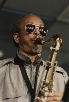Jimmy Heath, Jazz Inn Party, Nordwijk, Netherlands, 1989. Creator: Brian Foskett