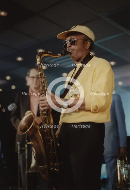 Jimmy Heath, Jazz Inn Party, Nordwijk, Netherlands, 1989. Creator: Brian Foskett.