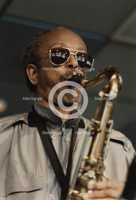 Jimmy Heath, Jazz Inn Party, Nordwijk, Netherlands, 1989. Creator: Brian Foskett.