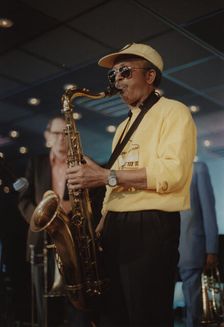 Jimmy Heath, Jazz Inn Party, Nordwijk, Netherlands, 1989. Creator: Brian Foskett