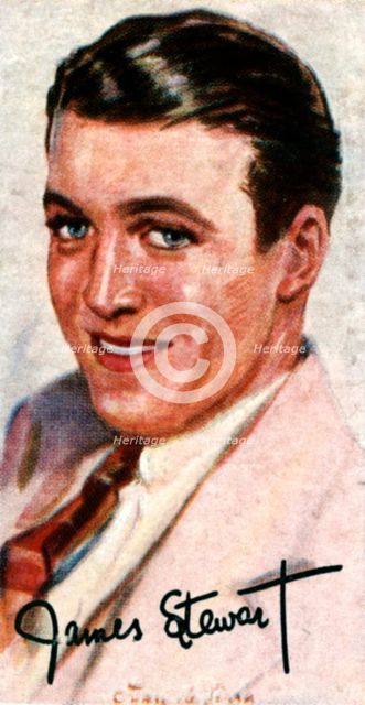 Jimmy Stewart, (1908-1997), Academy Award winning American film and stage actor, 20 Artist: Unknown