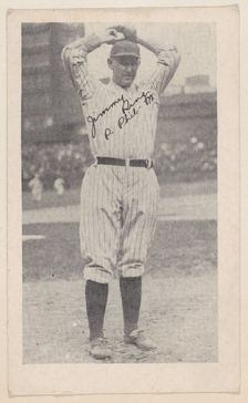 Jimmy Ring, P. Phil - N., from Baseball strip cards (W575-2), ca. 1921-22. Creator: Unknown