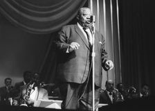 Jimmy Rushing with the Basie Band, London, 1963. Creator: Brian Foskett