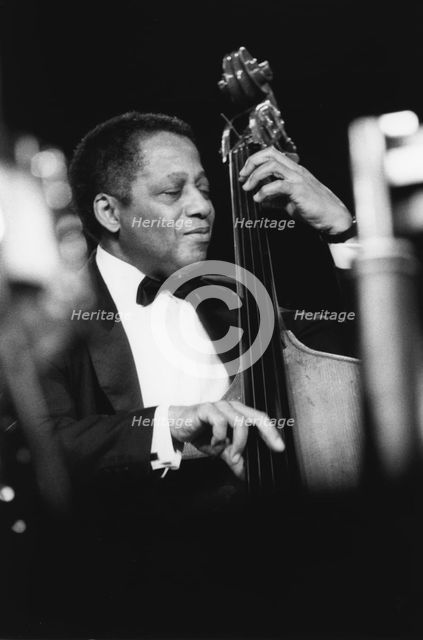Jimmy Woode, North Sea Jazz Festival, The Hague, Netherlands, 1992. Creator: Brian Foskett.