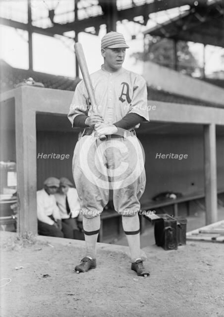 Jimmy Walsh, Philadelphia Al (Baseball), 1913. Creator: Harris & Ewing.