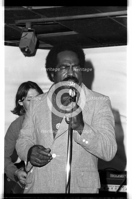 Jimmy Witherspoon, Ronnie Scott's, Soho, London, 1973.   Creator: Brian O'Connor.