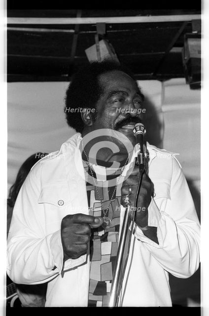 Jimmy Witherspoon, Ronnie Scott's, Soho, London, 1973.   Creator: Brian O'Connor.